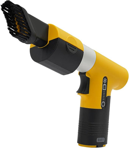 Electric Air Duster, 13000RPM Compressed Blower Fan Multi-Functional Tiny Electric Cleaner 3 Speeds Adjustable Rechargeable Air Blower for Keyboard PC Deep, Car, Home Cleaning (Yellow)