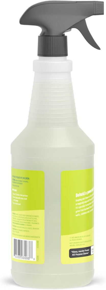 Amazon Basics All Purpose Cleaner, Lemon Scent, 32 fl oz, Pack of 2 (Previously Presto!)