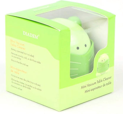 Cartoon Desktop Vacuum Cleaner Clean Excess Drill Tools Mini Cleaning Machine (Extractor - Green)