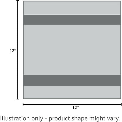 Unger 12” x 12” Microfiber Glass and Mirror Cloths, 2 Pack, Wet and Dry Cleaning Towels, Reusable Supplies, Window Cleaner Polishing Cloth with Streak-Free Results