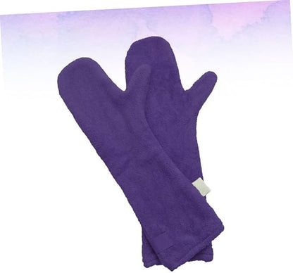 Kisangel PET Cleaning Gloves for Dogs Absorbent Dog Wash Gloves Set for Drying and Grooming for Quick Drying and Paw Cleaning Random Color
