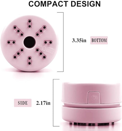BLOCE Diamond Tools, Diamond Accessories for Diamonds, Desk Accessories Hand-Held Vacuum Cleaner, Desk Vacuum Cleaner Mini (Pink)