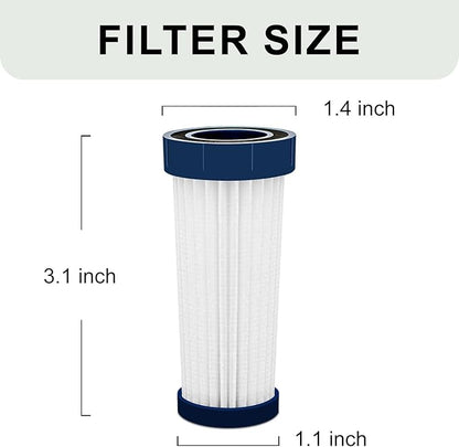 Mattress Vacuum Replacement Filter Compatible with Teant Mattress Vacuum Cleaner,Teant Blue, Gray Upgrade and Pink Bed Vacuum Cleaner.HEAP Filter-4Pack