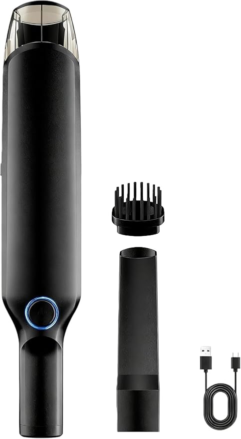 Cordless Handheld Vacuum Cleaner High Suction Rechargeable Mini Vacuum for Car Home Office Perfect for Pet Hair Dust and Crumbs Compact Portable Design with 1 Filter