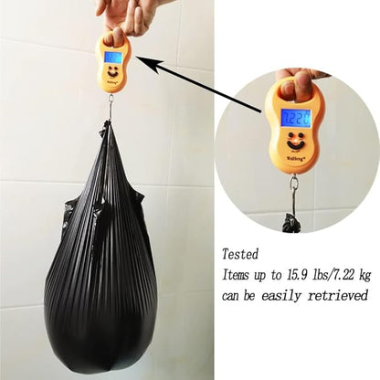 4 Gallon Trash Bag,Small Black Trash Bags 200 Counts Thicken Value Bathroom Trash Can Bin Liners,Small Garbage Bags with Handles for Kitchen Bathroom Office Waste Basket