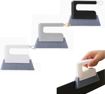 Magic Window Track Cleaner, 2026 Upgraded Window Groove Cleaning Brush Tools Set, Creative Handheld Cleaning Brush for Tile Grout Lines, Car Vents, Sliding Door Track (3, Mix)