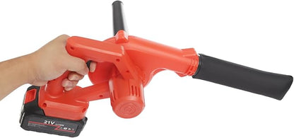 Mini Leaf Blower 2-in-1 Electric Blower Mini Blower Cordless Small Leaf Blower Dust Catcher Car Blower Handheld Vacuum Cleaner for Lawn Care Cleaning