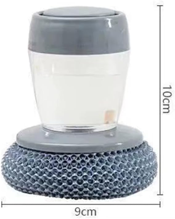 Automatic Liquid Filling Good Handle Soap Dispense Palm Kitchen Brush for Bowl Sink Cleaning Pot Comfortable