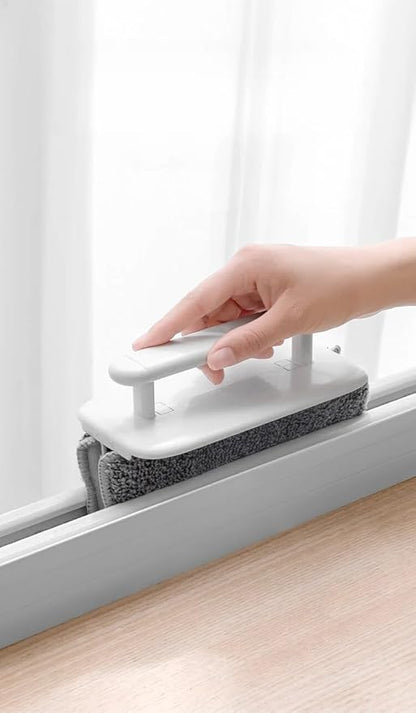 Removable Window Washing Brush Window Groove Cleaning Tool Sliding Door Track Cleaning Hand-held Crevice Brush The Wiper Blade