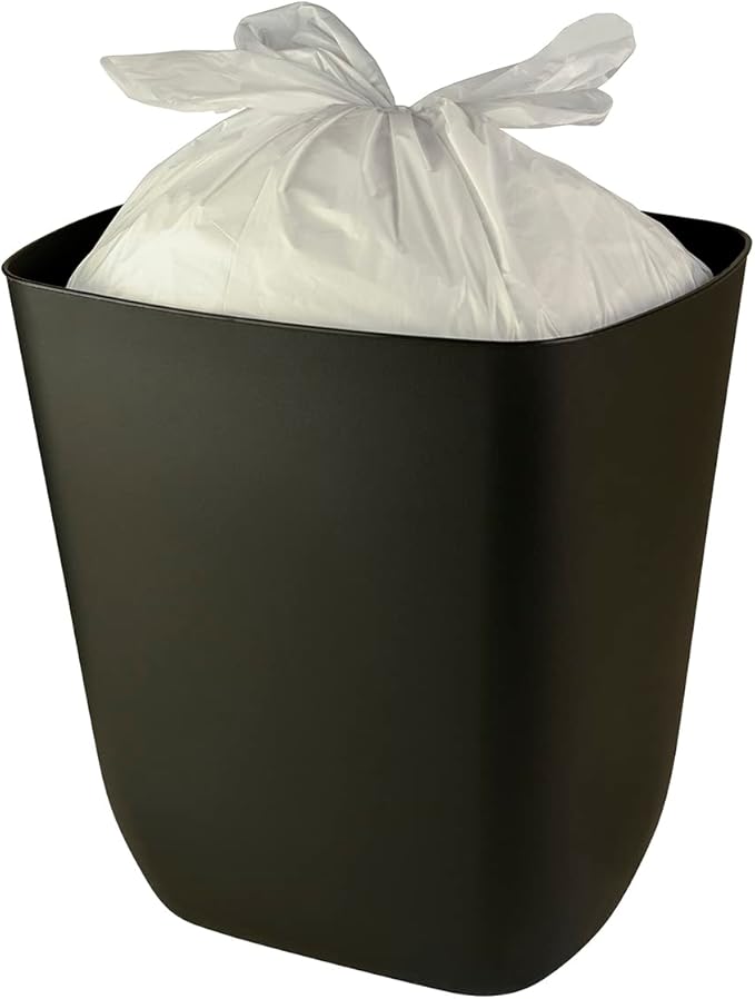 Amazon Basics Small 4 Gallon Trash Bags with Flap Ties, Fresh Scent, Odor Control, 0.5 mil Thick, 80 Count
