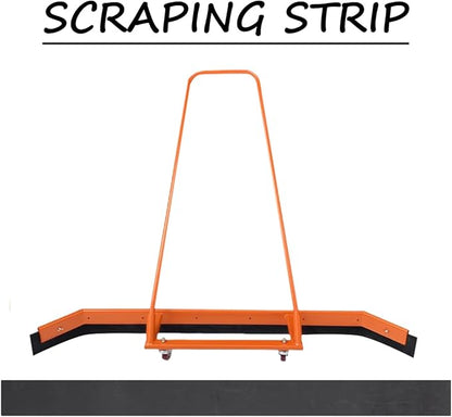 ibasenice High-Elastic Rubber Squeegee Strip Refill 59.05In for Tennis Court & Basketball Court Floor Cleaning Replacement Head Durable Sports Surface Maintenance