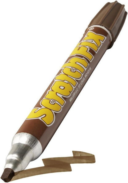 Miller SF1205 Wood Stain Scratch Fix Pen / Wood Repair Marker - Medium Brown Wood