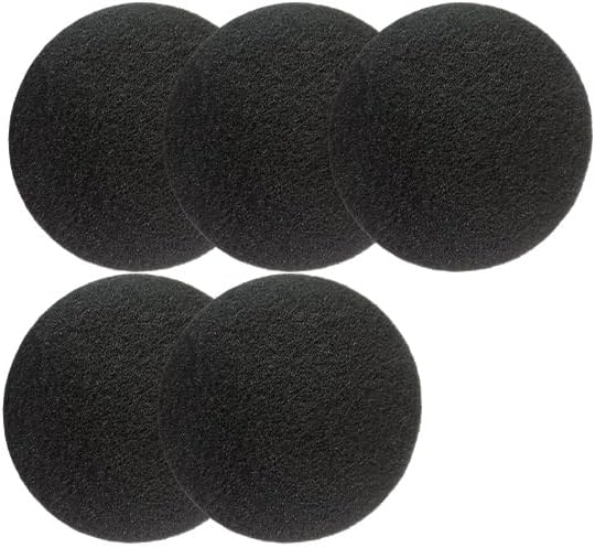 5 Pack 6.7 Inch Round Charcoal Filters for Compost Bucket, Activated Carbon Replacement Filters for Kitchen Countertop Compost Bins