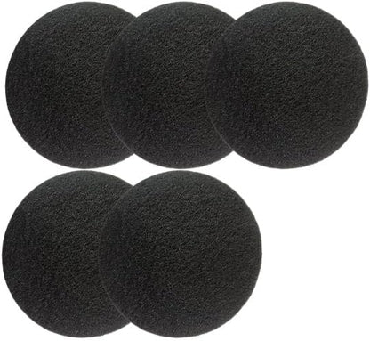 5 Pack 6.7 Inch Round Charcoal Filters for Compost Bucket, Activated Carbon Replacement Filters for Kitchen Countertop Compost Bins
