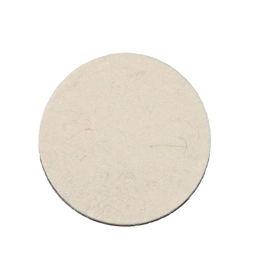 FPPO 2 inch 15pcs Sanding Pad Wool Felt Quick Change Disc,Surface Polishing Buffing Pads Wheels