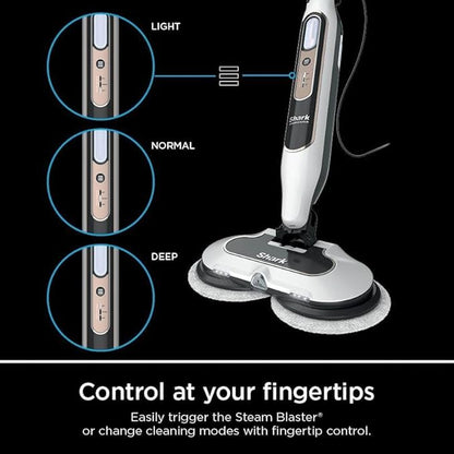Shark S8201 Steam & Scrub with Steam Blaster Technology All-in-One Hard Floor Steam Mop with 3 Steam Modes & LED Headlights, Bronze (Renewed)
