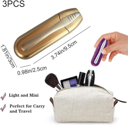 3Pcs Eyeglass Cleaning, Portable Glasses Cleanert, Lens Cleaner with Microfiber Tech Portable Glasses Cleaner Tool, Easily to Carry for Travel Commutes Office School