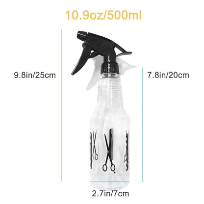 Avenoir Mister Spray Bottle, 16.9oz/500ml Adjustable Spray Storage Container for Hair, Plant and Home Cleaning