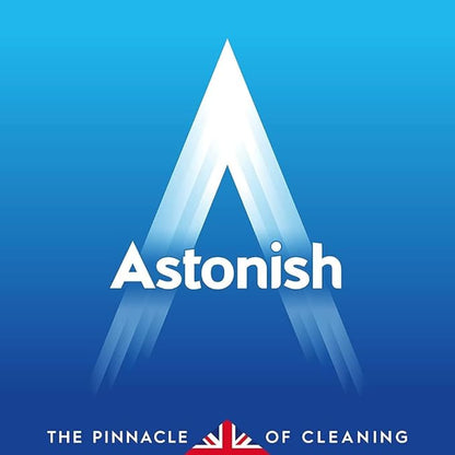 Astonish Apple Burst Household Cleaner - Shower Curtain, Shower Door, Bathroom Tiles - Hard Water Stains, Rust & Calcium Bathroom Cleaner - No Scrub, Cruelty Free Cleaning Supplies, 750ml Spray Bottle