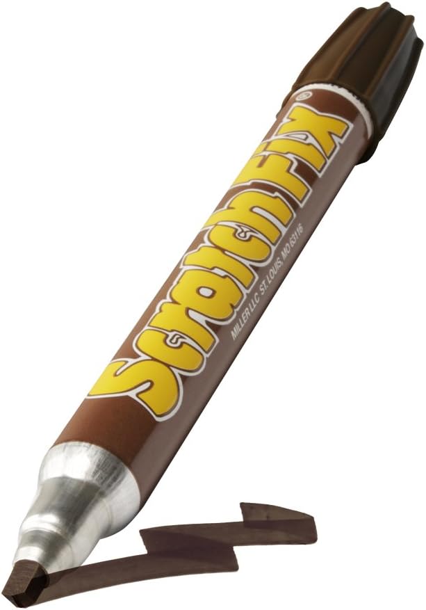 Miller SF1202 Wood Stain Scratch Fix Pen / Wood Repair Marker - Dark Brown Wood