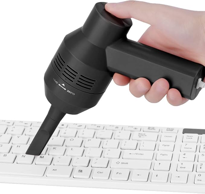 Portable Mini Handheld USB Keyboard Vacuum Cleaner Keyboard Cleaner Kit for Laptop Desktop PC, Cordless Mini Computer Vacuum, Cleaning Dust, Hairs, Crumbs, Scraps, Ash for Laptop, Computer (#01)