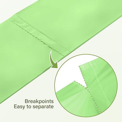 13 Gallon Trash Bags Compostable Compost Large Garbage Bag Extra Thick 1.1 Mil for Kitchen Bathroom BPI Certified 35 Counts, Green