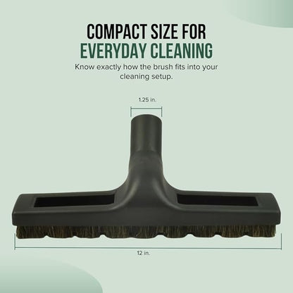 Selgo Universal 1 ¼ Inch (32mm) Vacuum Cleaner Floor Brush with Wheels 12" Wide (12" with Wheels), Pack of 10