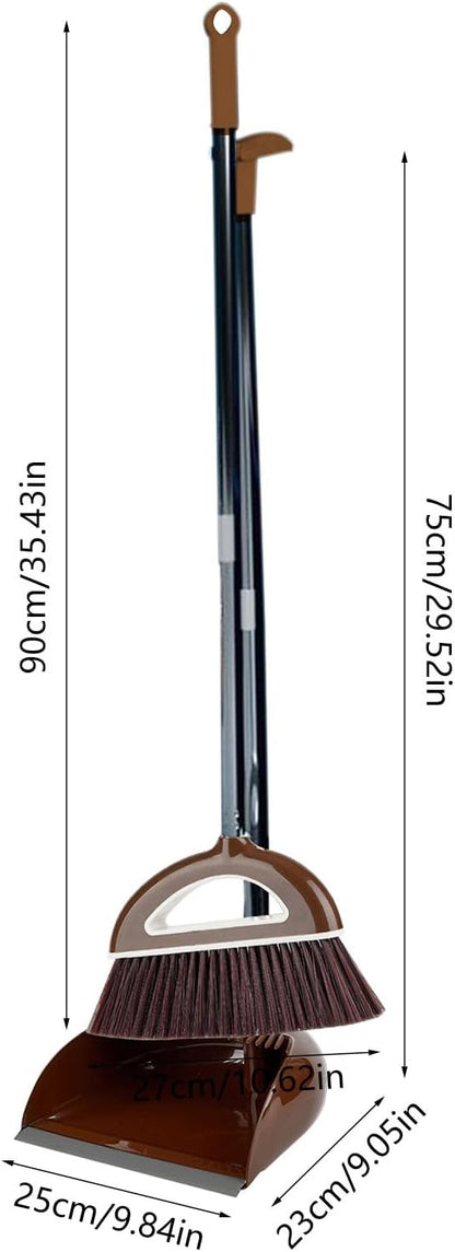 Broom with Dustpan Combo Set Sweeping Set Household B Room Dustpan Set Broom Set Dust Pan and Broom Set Small Broom Dust Broom Outdoor Broom Household Cleaning Tools Home Essentials