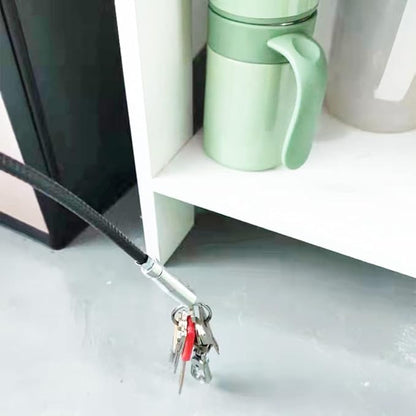 Drain Snake Drain Clog Remover Flexible Grabberable Pick Up Cleaning Tool Reacher Claw Stick, Drain Auger Grab Trash Hairs from Drain,Sink,Bathroom Tub Toilet Hose (24 Inch Drain Snake)