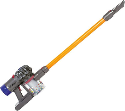 Casdon Dyson Cordless Vacuum Interactive & Officially Licensed Toy Dyson Vacuum for Children Aged 3+ Realistic Role-Play Fun, Purple and Orange