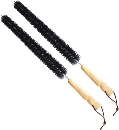 2Pcs Radiator Cleaner Brush, Radiator Duster Brush Cleaning Brush, Dryer Lint Brush Vent Cleaner, 16 inch Long Flexible Refrigerator Coil Soft Bristile Brush, Washer Dryer Organizer