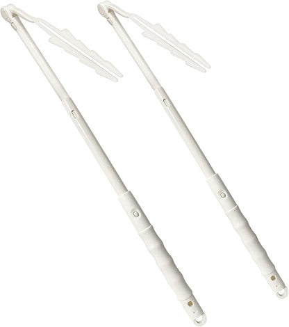 KEUYE Replacement Handles Compatible with Swiffer Duster Refill, Extended Handle, Adjustable Length Handles only (2pcs)