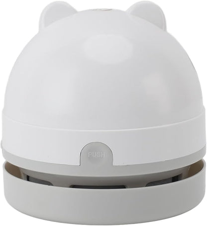 TOPINCN Portable Mini Desk Vacuum, Portable USB Vacuum Cleaner for Desk Mini Cute Cartoon Desktop Vacuum for Cleaning Eraser Crumbs, Dust, Crumbs, Computer, Keyboard (Panda)