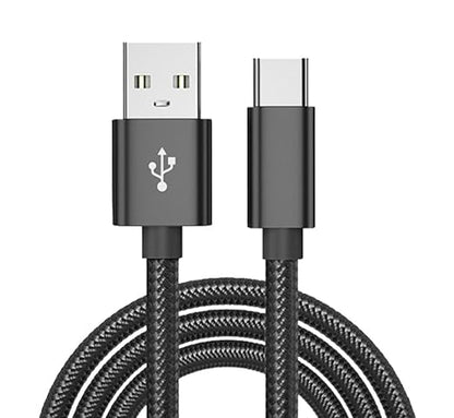 Fabric Shaver USB-C Charging Cable Compatible for POPCHOSE,VASSON,KIDEE,TEKI,Homeleader,ASNUG,iRUNTEK,NORI Lint Remover (Fast Charging Braided Cable, 3.3FT)