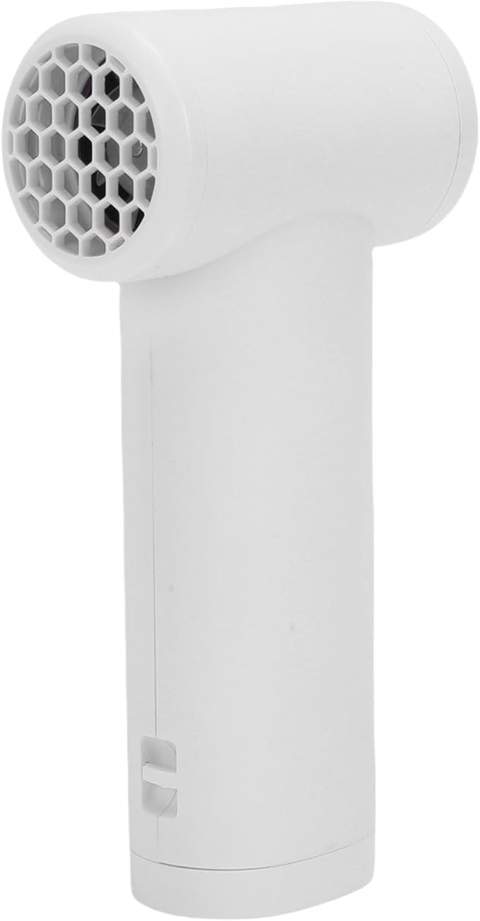 Naroote Compressed Air Duster, 40000RPM Cordless Air Blower, Mini Blower with 5 Speeds Adjustable Power & Type C Rechargeable 5000mAh, Ideal for Cleaning Keyboards, Computers & Cars (White)