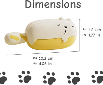 3 PCS Bear Lint Roller 2-in-1 Washable Sticky Ball Remover Fabric Sofa Shaver for Home Pet Owners Travel Wardrobe Cleaning Use