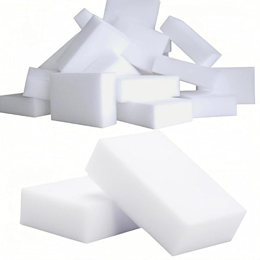 16 Pack Extra Large Magic Cleaning Sponges, Thick Melamine Foam Erasers for Heavy Duty Multi-Surface Cleaning, Long Lasting Pads for Kitchen, Bathroom, Walls, Baseboards and More