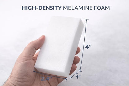 Magic Cleaning Eraser Sponges, 96 Pack – Heavy Duty Melamine Foam Cleaner for Walls, Shoes, Kitchen, Bathroom, Baseboards & More – Individually Wrapped Bulk Case