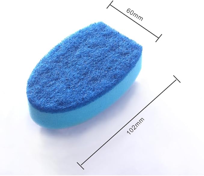 Dish Wand Refill Kit 12 Piece, Sponge Replacement Head, Dish Wand Sponge Refill Just for DGSDKD Brand Handle(Blue) (12)