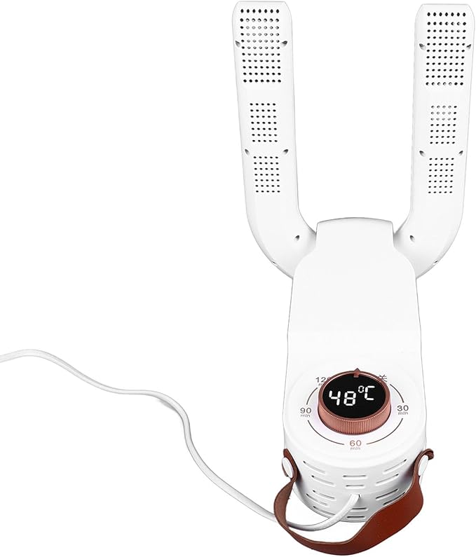 TOPINCN Boot Dryer, Electric Shoe Deodorizer with Timer,Ultra Silent Electric Boot Warmer Quick Drying for Work Boots Ski Boots Sneakers Gloves (US Plug 110V)