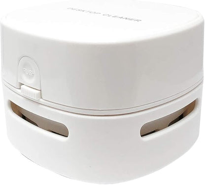 allydrew Cute Portable Mini Vacuum Cleaner for Home and Office, White Box
