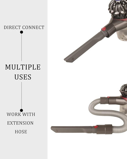 Fulllclean Crevice Tool Attachment Compatible with Dyson Gen5 V15 V15s V12 V11 V10 V9 V8 V7 Vacuum Cleaner Accessories Replacement Parts Brush Nozzle