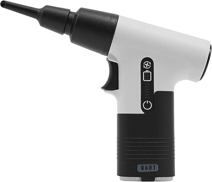 Electric Air Duster, 13000RPM Compressed Blower Fan Multi-Functional Tiny Electric Cleaner 3 Speeds Adjustable Rechargeable Air Blower for Keyboard PC Deep, Car, Home Cleaning (Grey)