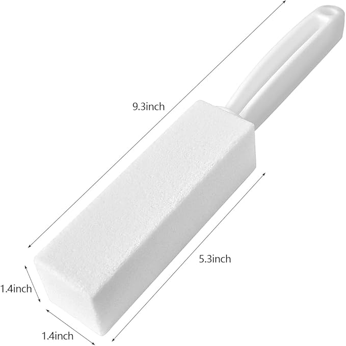 4TH Pumice Stone for Toilet Bowl Cleaning,Powerfully Remove Stubborn Stains： Limescale,Hard Water Ring,Calcium Buildup,Iron,Rust