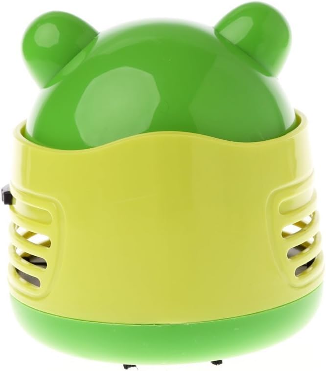 Table Cleaner, Desktop Vacuum Cartoon Mini Frog Dust Catcher Assistance Keyboard Cleaning Dust Sweeper for Home Office
