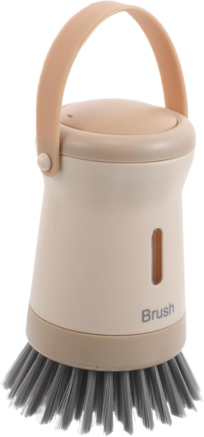 VOSAREA Liquid Adding Brush for Dishes Kitchen Dish Brush Soap Dispenser for Gentle Cleaning