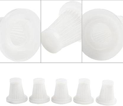 2/3/5 Pack Replacement Filters For Handheld Car Vacuum Cleaner Filter Element, Cordless Desk Vacuum Cleaners, Dust Filter Car Vacuum Cleaner Replacement Filters(5pcs)