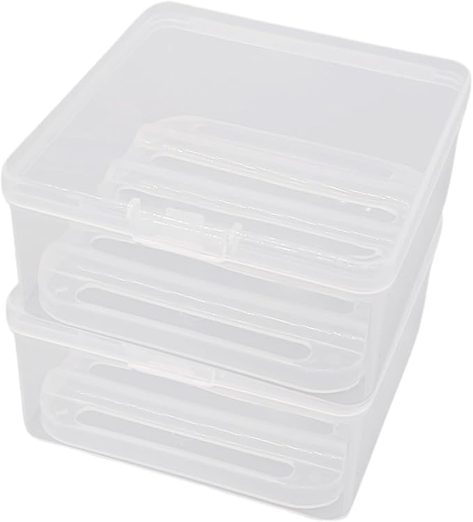 Travel Soap Dish, Soap Box Case with Bar Soap Saver Pad Portable Soap Rest for Bathroom Shower Home Outdoor Gym Fitness Vonpri (Transparent 2Pack)