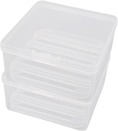 Travel Soap Dish, Soap Box Case with Bar Soap Saver Pad Portable Soap Rest for Bathroom Shower Home Outdoor Gym Fitness Vonpri (Transparent 2Pack)