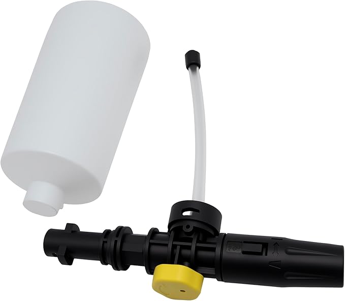 FJ6 Foam Cannon, Compatible with Kar-Cher K1-K7 Pressure Washers, 700ml Tank, Adjustable Spray Nozzle, for Cars, RVs, Garden Furniture, Patios